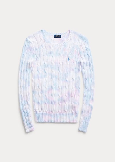 Suéter Polo Ralph Lauren Tie-Dye Cable-Knit Mulher 79653-DTEX